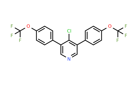1261795-89-4 | 3,5-Bis(4-(trifluoromethoxy)phenyl)-4-chloropyridine