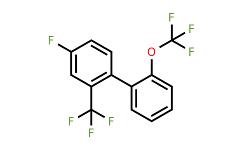 1261796-11-5 | 4-Fluoro-2'-(trifluoromethoxy)-2-(trifluoromethyl)biphenyl