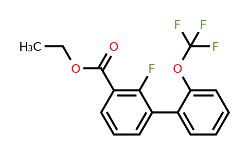 1261796-12-6 | Ethyl 2-fluoro-2'-(trifluoromethoxy)biphenyl-3-carboxylate