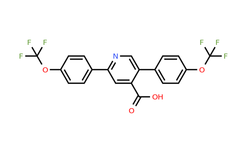 1261796-40-0 | 2,5-Bis(4-(trifluoromethoxy)phenyl)isonicotinic acid