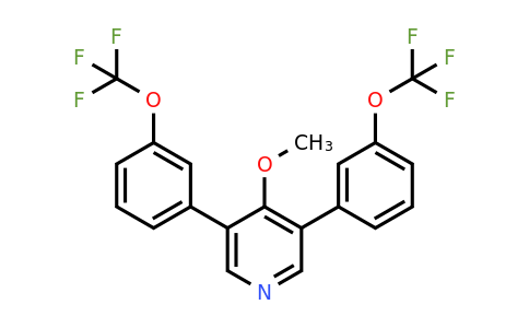 1261796-55-7 | 3,5-Bis(3-(trifluoromethoxy)phenyl)-4-methoxypyridine