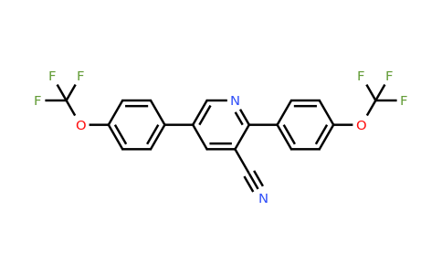 1261796-72-8 | 2,5-Bis(4-(trifluoromethoxy)phenyl)nicotinonitrile