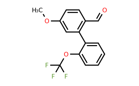 1261796-88-6 | 5-Methoxy-2'-(trifluoromethoxy)biphenyl-2-carboxaldehyde
