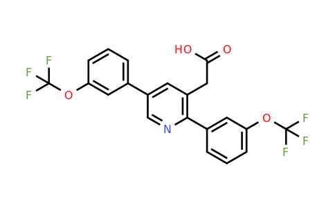1261796-99-9 | 2,5-Bis(3-(trifluoromethoxy)phenyl)pyridine-3-acetic acid
