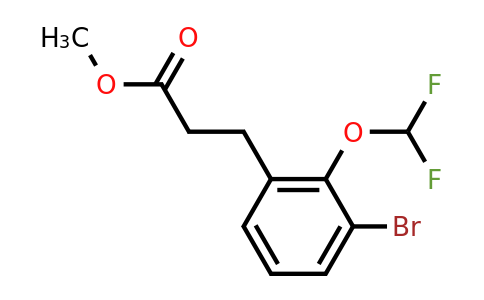 1261797-02-7 | Methyl 3-(3'-bromo-2'-(difluoromethoxy)phenyl)propionate