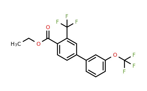 1261797-19-6 | Ethyl 3'-(trifluoromethoxy)-3-(trifluoromethyl)biphenyl-4-carboxylate