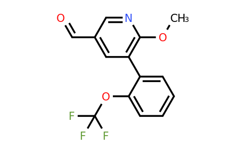 1261797-29-8 | 6-Methoxy-5-(2-(trifluoromethoxy)phenyl)nicotinaldehyde