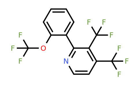 1261797-34-5 | 3,4-Bis(trifluoromethyl)-2-(2-(trifluoromethoxy)phenyl)pyridine