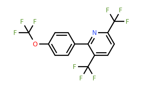 1261797-36-7 | 3,6-Bis(trifluoromethyl)-2-(4-(trifluoromethoxy)phenyl)pyridine