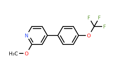 1261797-43-6 | 2-Methoxy-4-(4-(trifluoromethoxy)phenyl)pyridine