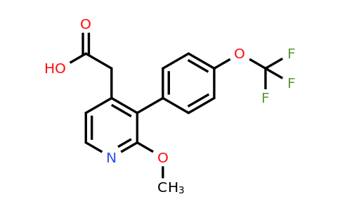1261797-50-5 | 2-Methoxy-3-(4-(trifluoromethoxy)phenyl)pyridine-4-acetic acid