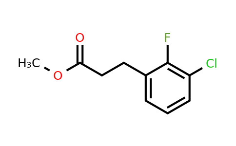 1261797-52-7 | Methyl 3-(3'-chloro-2'-fluorophenyl)propionate
