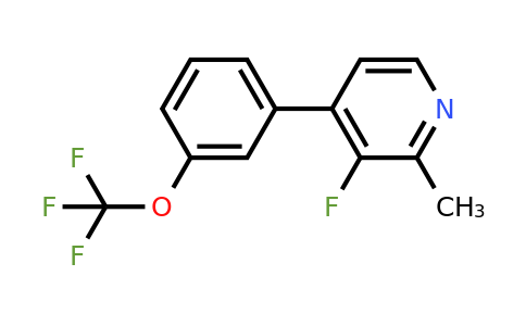 3-Fluoro-2-methyl-4-(3-(trifluoromethoxy)phenyl)pyridine