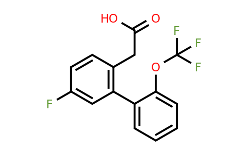 1261797-74-3 | 5-Fluoro-2'-(trifluoromethoxy)biphenyl-2-acetic acid