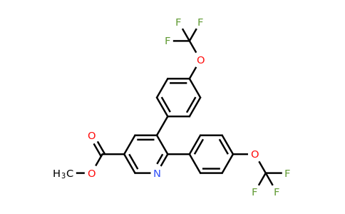 1261797-88-9 | Methyl 5,6-bis(4-(trifluoromethoxy)phenyl)nicotinate