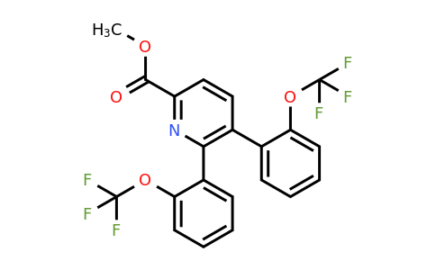 1261797-90-3 | Methyl 5,6-bis(2-(trifluoromethoxy)phenyl)picolinate