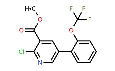 1261797-92-5 | Methyl 2-chloro-5-(2-(trifluoromethoxy)phenyl)nicotinate