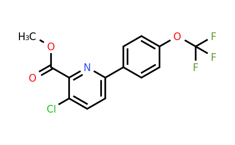 1261797-97-0 | Methyl 3-chloro-6-(4-(trifluoromethoxy)phenyl)picolinate