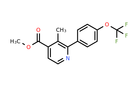 Methyl 3-methyl-2-(4-(trifluoromethoxy)phenyl)isonicotinate