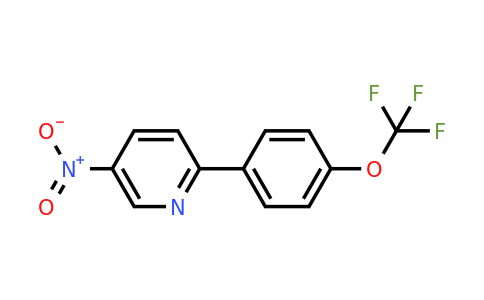 1261798-84-8 | 5-Nitro-2-(4-(trifluoromethoxy)phenyl)pyridine