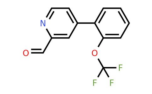 1261798-85-9 | 4-(2-(Trifluoromethoxy)phenyl)picolinaldehyde