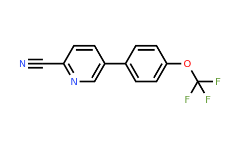 1261798-86-0 | 5-(4-(Trifluoromethoxy)phenyl)picolinonitrile