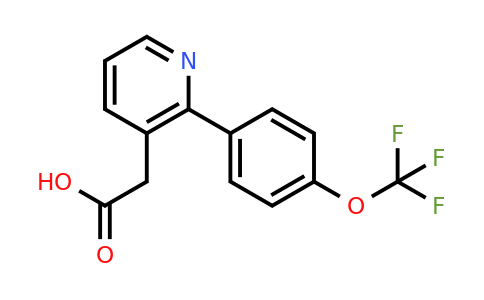 1261798-89-3 | 2-(4-(Trifluoromethoxy)phenyl)pyridine-3-acetic acid