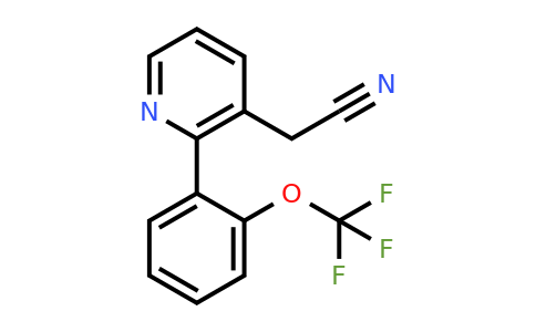 1261798-92-8 | 2-(2-(Trifluoromethoxy)phenyl)pyridine-3-acetonitrile