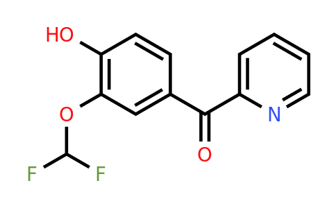 1261799-13-6 | 2-(3-(Difluoromethoxy)-4-hydroxybenzoyl)pyridine