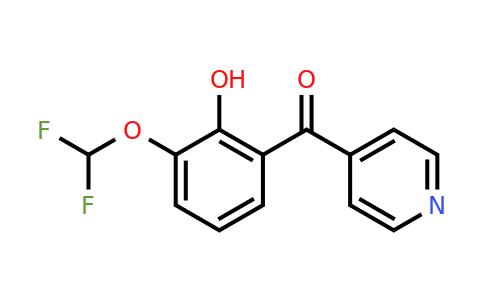 1261799-18-1 | 4-(3-(Difluoromethoxy)-2-hydroxybenzoyl)pyridine