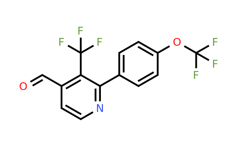 1261799-24-9 | 2-(4-(Trifluoromethoxy)phenyl)-3-(trifluoromethyl)isonicotinaldehyde