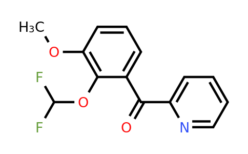 1261799-26-1 | 2-(2-(Difluoromethoxy)-3-methoxybenzoyl)pyridine