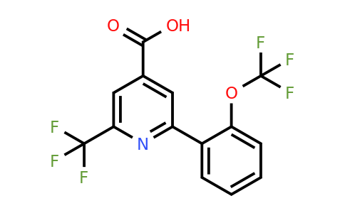 1261799-28-3 | 2-(2-(Trifluoromethoxy)phenyl)-6-(trifluoromethyl)isonicotinic acid