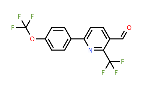 1261799-41-0 | 6-(4-(Trifluoromethoxy)phenyl)-2-(trifluoromethyl)nicotinaldehyde