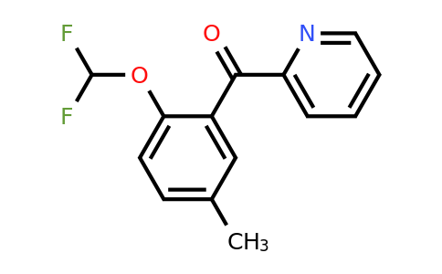 1261799-43-2 | 2-(2-(Difluoromethoxy)-5-methylbenzoyl)pyridine