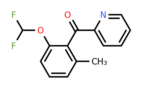 1261799-47-6 | 2-(2-(Difluoromethoxy)-6-methylbenzoyl)pyridine