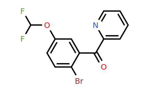 1261801-28-8 | 2-(2-Bromo-5-(difluoromethoxy)benzoyl)pyridine