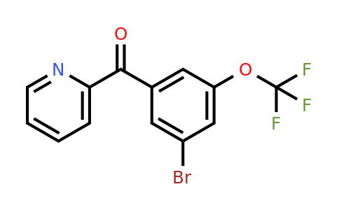 1261802-19-0 | 2-(3-Bromo-5-(trifluoromethoxy)benzoyl)pyridine