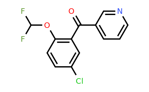 1261802-52-1 | 3-(5-Chloro-2-(difluoromethoxy)benzoyl)pyridine