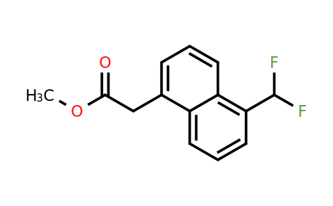 1261804-53-8 | Methyl 1-(difluoromethyl)naphthalene-5-acetate