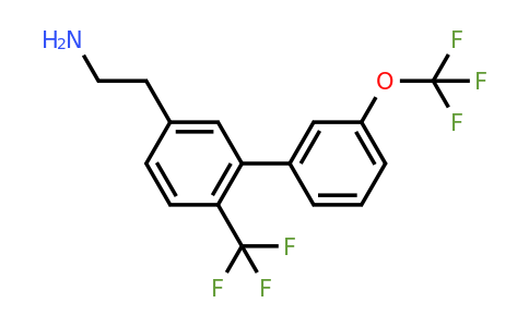 1261804-57-2 | 3'-(Trifluoromethoxy)-6-(trifluoromethyl)biphenyl-3-ethylamine