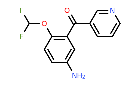 1261805-29-1 | 3-(5-Amino-2-(difluoromethoxy)benzoyl)pyridine
