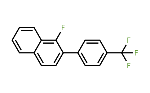 1261805-35-9 | 1-Fluoro-2-(4-(trifluoromethyl)phenyl)naphthalene