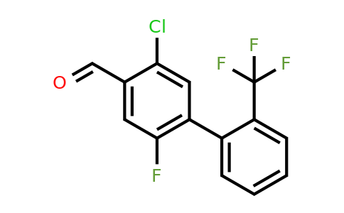 1261805-68-8 | 5-Chloro-2-fluoro-2'-(trifluoromethyl)biphenyl-4-carbaldehyde