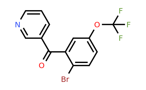 1261805-81-5 | 3-(2-Bromo-5-(trifluoromethoxy)benzoyl)pyridine