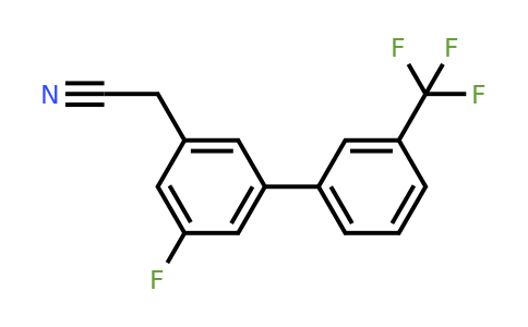 1261806-29-4 | 5-Fluoro-3'-(trifluoromethyl)biphenyl-3-acetonitrile