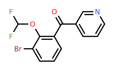 1261806-78-3 | 3-(3-Bromo-2-(difluoromethoxy)benzoyl)pyridine