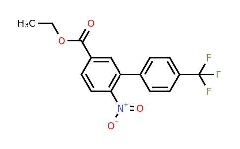 1261807-14-0 | 6-Nitro-4'-(trifluoromethyl)biphenyl-3-carboxylic acid ethyl ester
