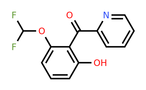 1261807-58-2 | 2-(2-(Difluoromethoxy)-6-hydroxybenzoyl)pyridine