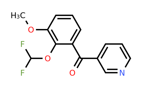 1261807-60-6 | 3-(2-(Difluoromethoxy)-3-methoxybenzoyl)pyridine